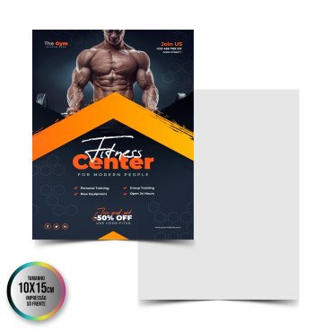 5000 Panfletos 10x15cm 4/0