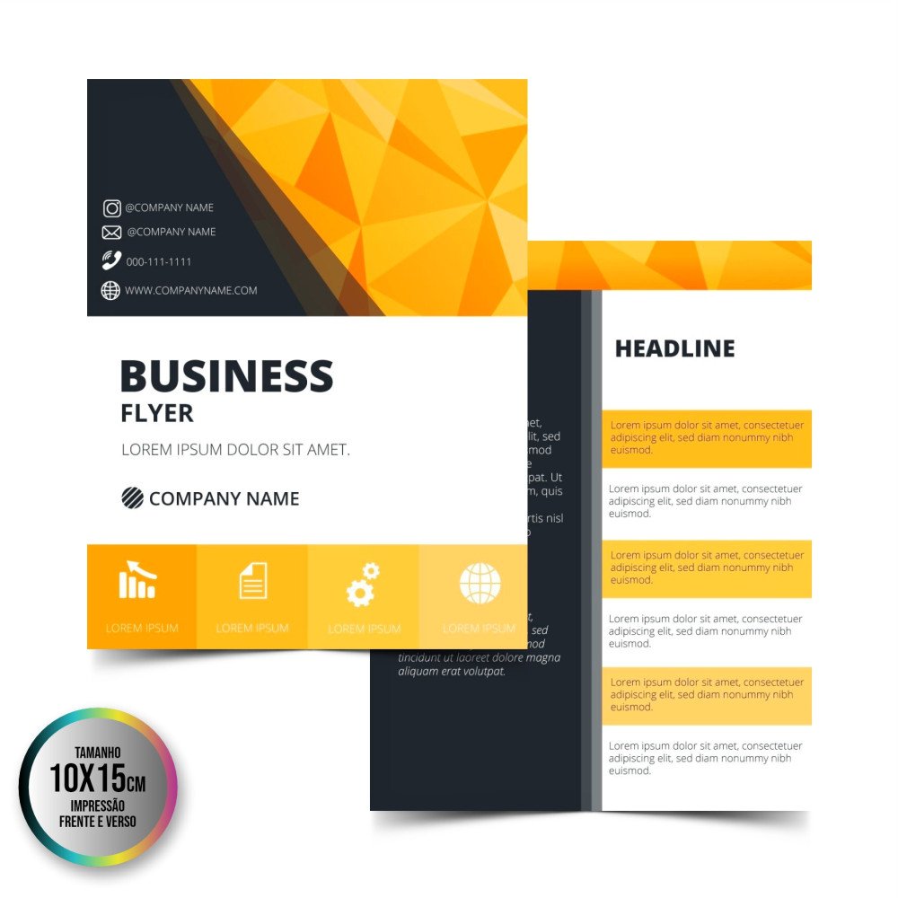 5000 Panfletos 10x15cm 4/4